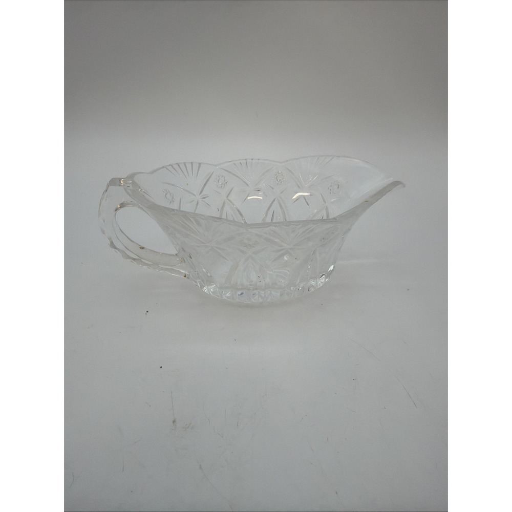 vintage Vincennes Sauce Boat made by Cristal d'Arques-Durand in France
